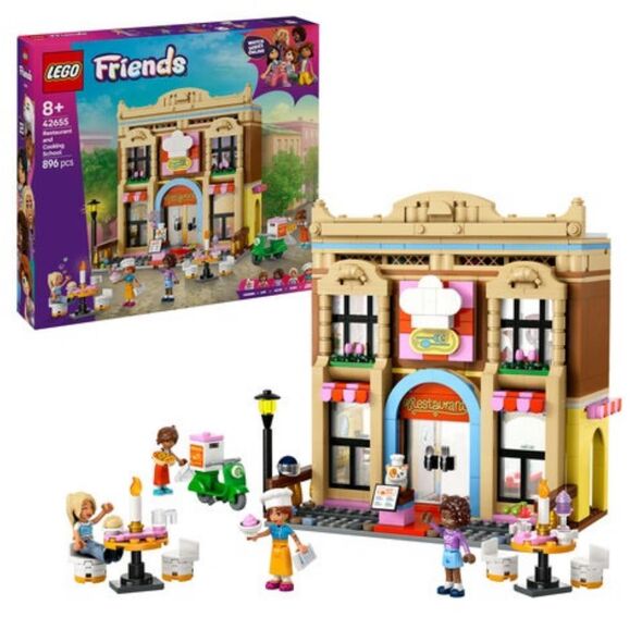 Lego Friends Restaurant And Cooking School (42655) (LGO42655) έως 12 άτοκες Δόσεις