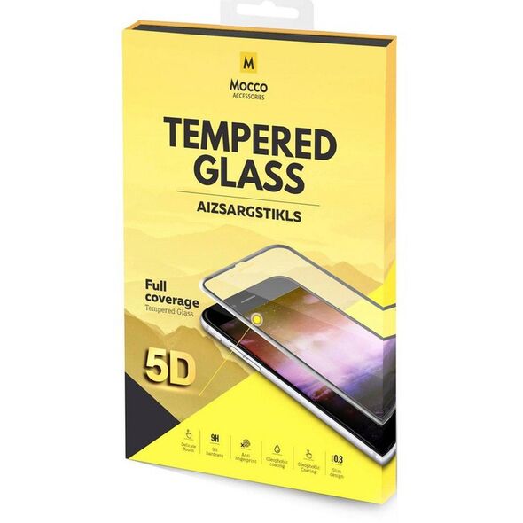 Mocco Full Glue 5D Signature Edition Tempered Glass Full Coverage with Frame Apple iPhone 11 Pro Μαύρο
