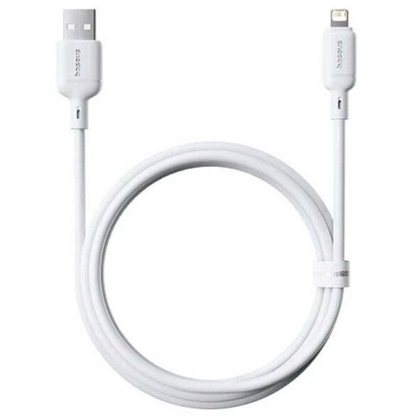 Baseus Silky Series Ladekabel USB auf iP 2.4A 2m Weiß