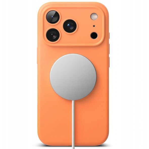 Etui Ringke Silicone Magnetic MagSafe do Apple iPhone 17 Pro Max Tangerine