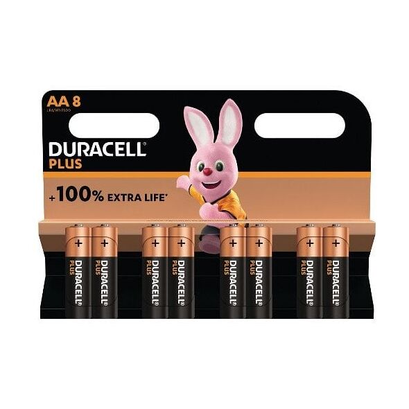 1x8 Duracell Plus Power Boost Mignon MN1500 AA LR6 1,5V