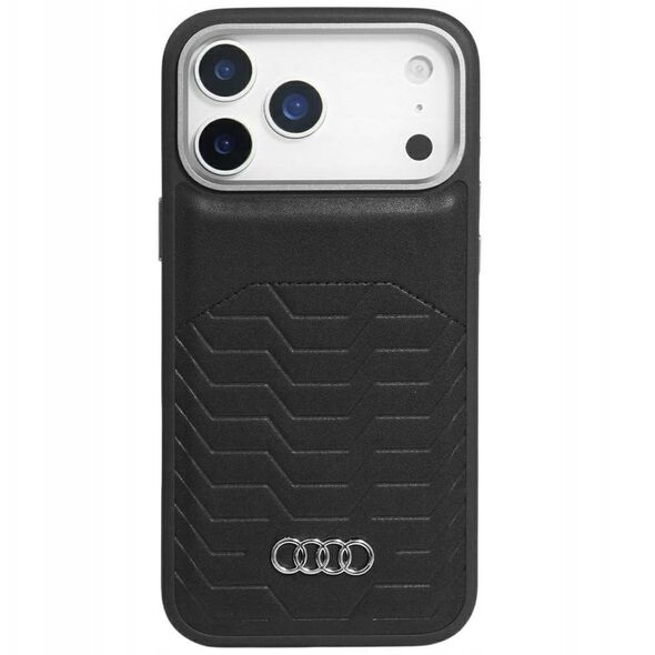 Case Audi GT Synthetic Leather MagSafe for iPhone 17 Pro black