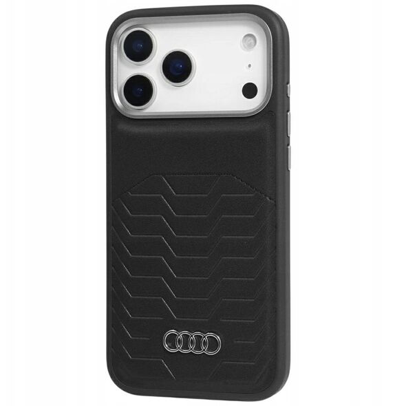 Case Audi GT Synthetic Leather MagSafe for iPhone 17 Pro black