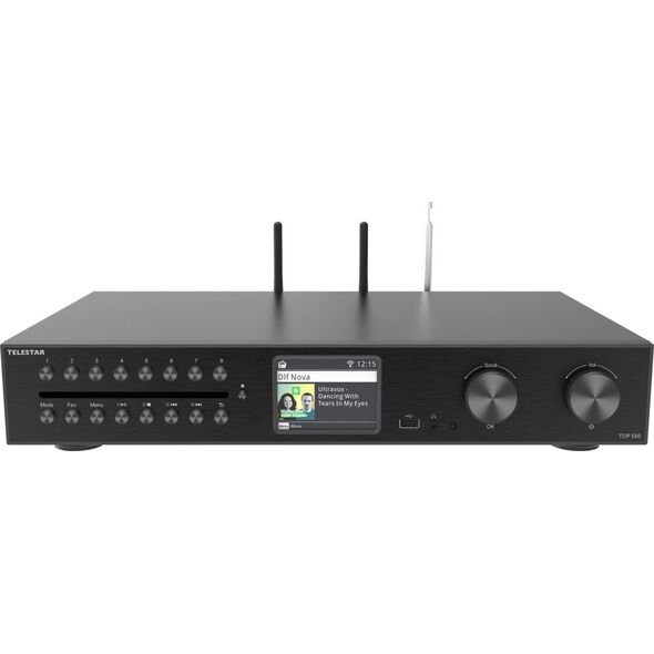 TELESTAR TOP 550 Schwarz Multifunktionsradios HiFi-Baustei