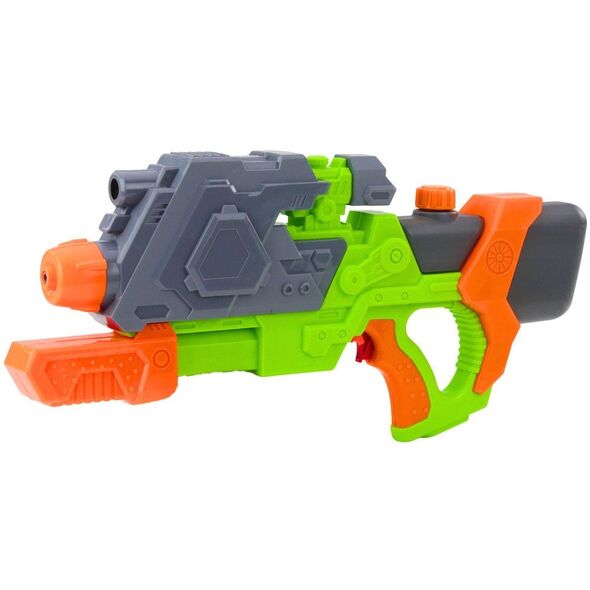 Pistolet Na Wodę Pompowany Mechanicznie Zielono-Pomarańczowy 50 cm LEAN Toys