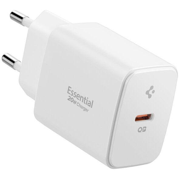 Ładowarka sieciowa Spigen Essential EE201EU 1-port USB-C Network Charger 20W White