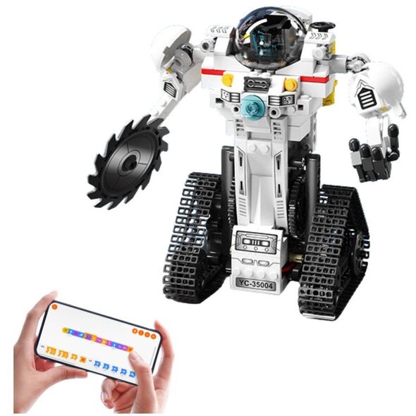 Klocki Konstrukcyjne Robot Kosmiczny Łazik Samolot RC 3w1 408 el.
