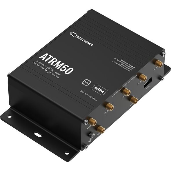 Teltonika ATRM50 5G Router 4x M12 GbE, WiFi 5, Dual SIM, eSIM, GPS
