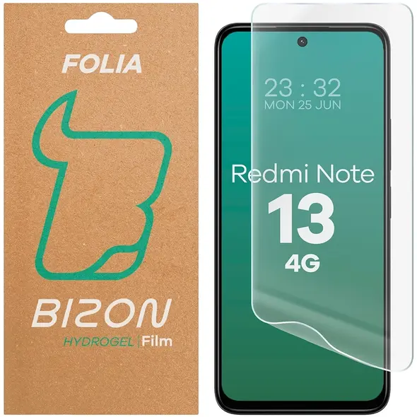Folia hydrożelowa na ekran Bizon Glass Hydrogel Front do Xiaomi Redmi Note 13 4G