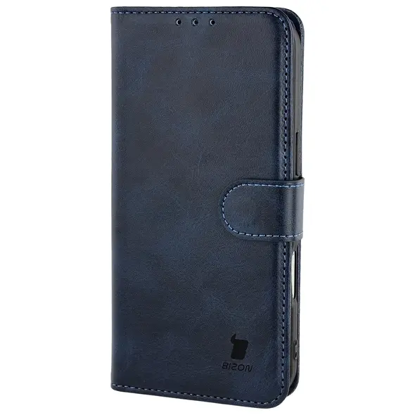 Etui z klapką Bizon Case Pocket do Apple iPhone 17 Air granatowe