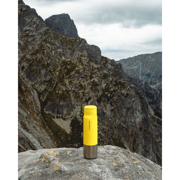 Butelka filtrująca Wessper B2 STAINLESS STEEL Actitex™ 1000ml Yellow (WES276-1000-YL_K)