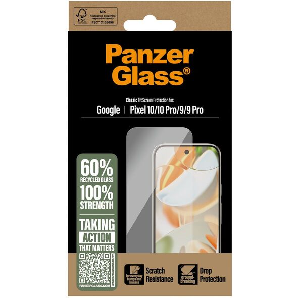 PanzerGlass Schutzglas Google Pixel 10/ 10 Pro/ 9/ 9 Pro CF