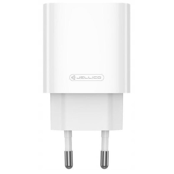 JELLICO ładowarka sieciowa EU53 PD 30W 1xUSB-C + kabel USB-C - USB-C Biały