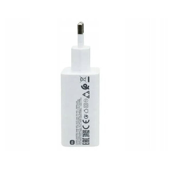 XIAOMI oryginalna ładowarka sieciowa USB A QC3.0 3A 33W MDY-16-EF biała bulk