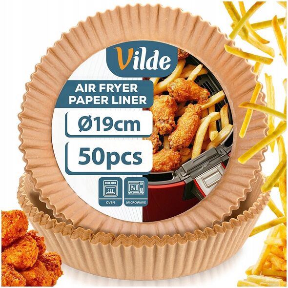 WKŁAD PAPIEROWY DO FRYTOWNICY OKRĄGŁY 19cm 50szt. 279048
