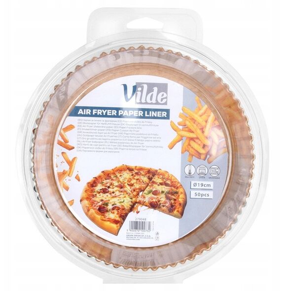 WKŁAD PAPIEROWY DO FRYTOWNICY OKRĄGŁY 19cm 50szt. 279048