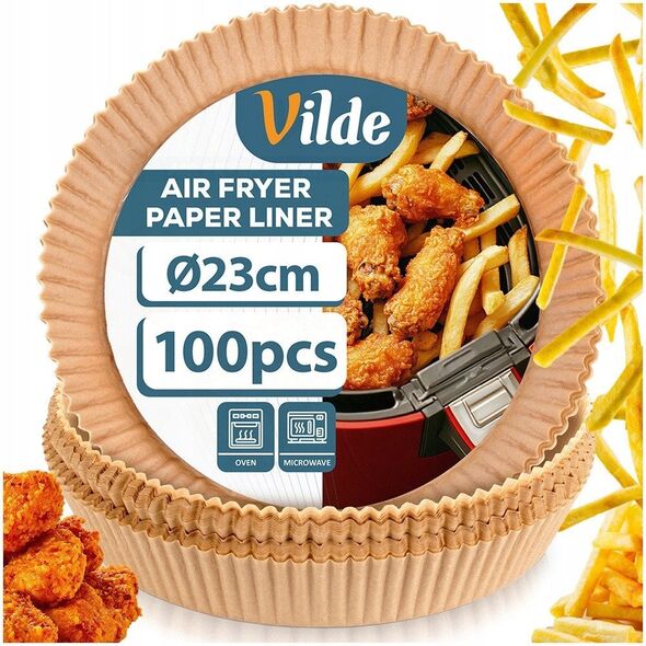 WKŁAD PAPIEROWY DO FRYTOWNICY OKRĄGŁY 23cm 100szt. 279051