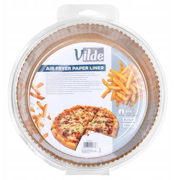 WKŁAD PAPIEROWY DO FRYTOWNICY OKRĄGŁY 23cm 100szt. 279051