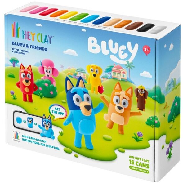 Hey Clay Bluey + akcesoria 15-pak