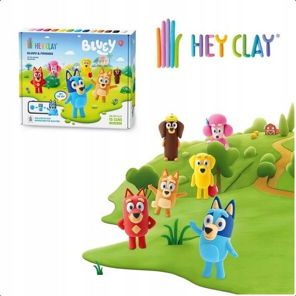 Hey Clay Bluey + akcesoria 15-pak