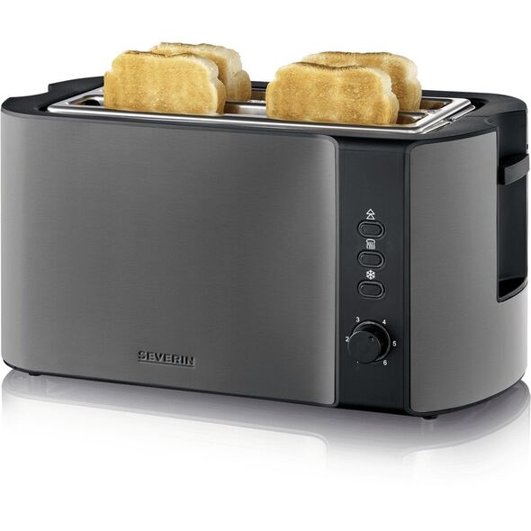 Severin AT 9341 Dark Inox Langschlitztoaster