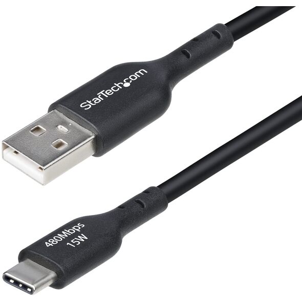 StarTech USB2AC30CMBK kabel USB USB 2.0 0,3 m USB A USB C Czarny