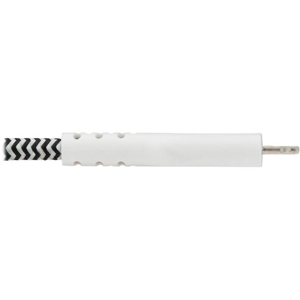Eaton Tripp Lite Series Heavy-Duty USB-C to Lightning Sync/Charge Cable, MFi Certified - M/M, USB 2.0, 10 ft. (3.05 m) - Lightning-Kabel - 24 pin USB-C mannlich zu Lightning mannlich - 3 m - Schwarz, weiss