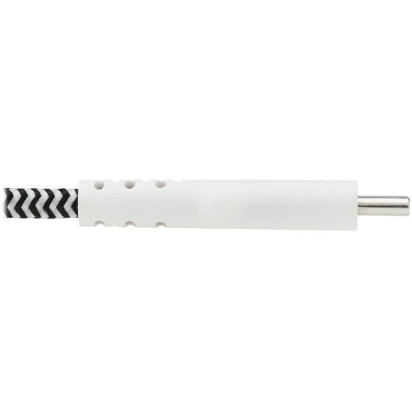 Eaton Tripp Lite Series Heavy-Duty USB-C to Lightning Sync/Charge Cable, MFi Certified - M/M, USB 2.0, 10 ft. (3.05 m) - Lightning-Kabel - 24 pin USB-C mannlich zu Lightning mannlich - 3 m - Schwarz, weiss