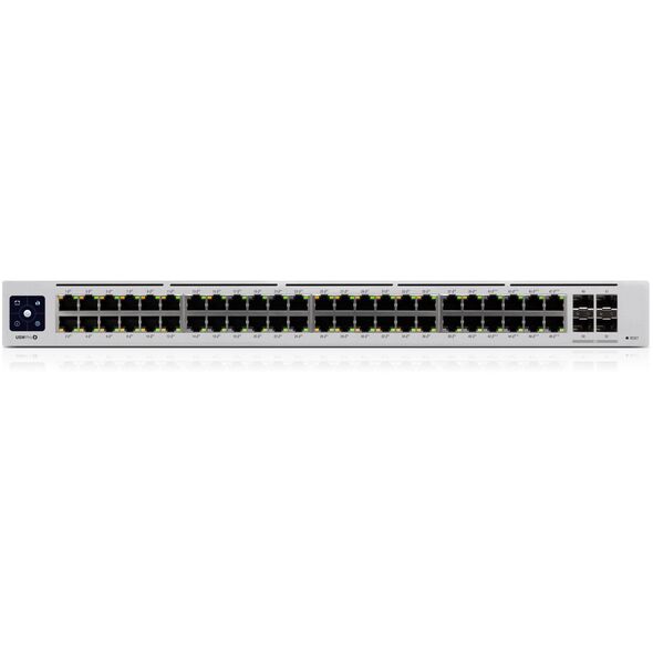 UBIQUITI USW-PRO-48-POE UniFi komutatorius, 48 x 600 W, 48 gigabito RJ45 prievadai, 4 SFP+ prievadai, PoE++