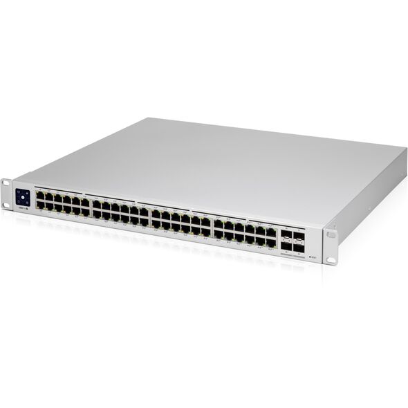 UBIQUITI USW-PRO-48-POE UniFi komutatorius, 48 x 600 W, 48 gigabito RJ45 prievadai, 4 SFP+ prievadai, PoE++