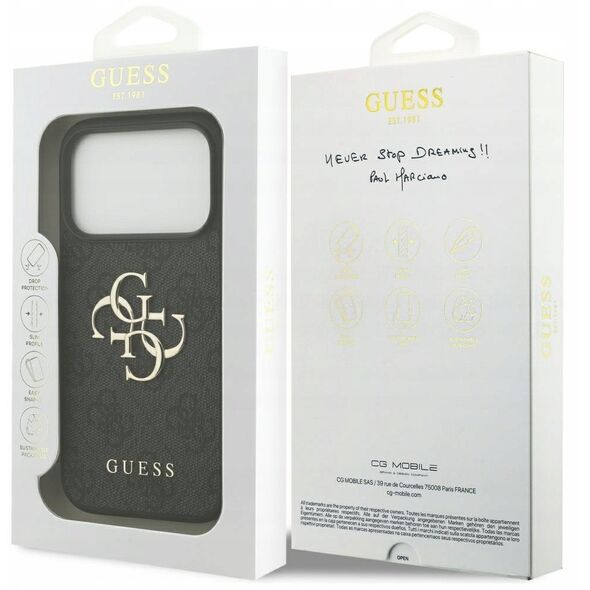 Case Guess 4G Big Logo for iPhone 17 Pro black