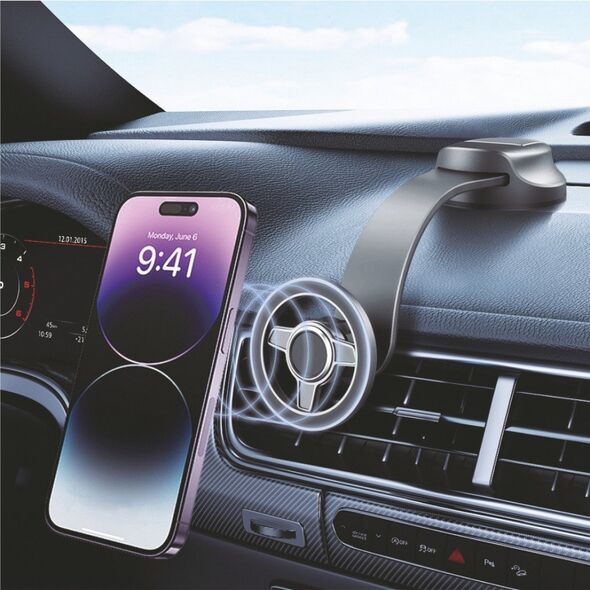 Μαγνητική βάση αυτοκινήτου ART AX-09 βεντούζα PHONE/MP4/GPS συμβατή με MagSafe