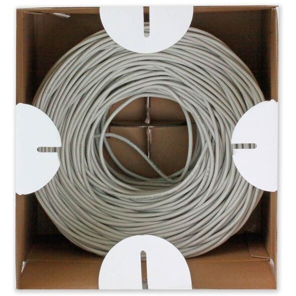 Kabel skrętka Cat6 UTP linka 305m 100% CU szary