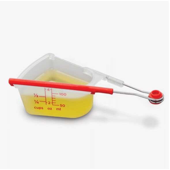 Dreamfarm - Levups Red/Clear Decilitermål