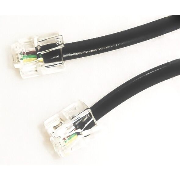 Anschlusskabel RJ11/RJ11 (6/4, 1:1) 1,5m sw (VF v.5)