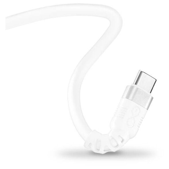 Kabel eXc Whippy Pro USB-C/USB-C 0,9m biały - Gwarancja bezpieczeństwa. Proste raty. Bezpłatna wysyłka od 170 zł.