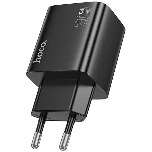 Ładowarka sieciowa do telefonu Hoco 2 x USB C + 2 x USB A QC3.0 PD 3A 20W N55 czarna
