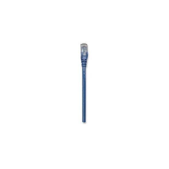 Patchcord Cat6 UTP 0,3m 100% CU niebieski