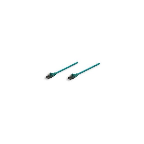 Patchcord Cat6 UTP 0,3m 100% CU zielony
