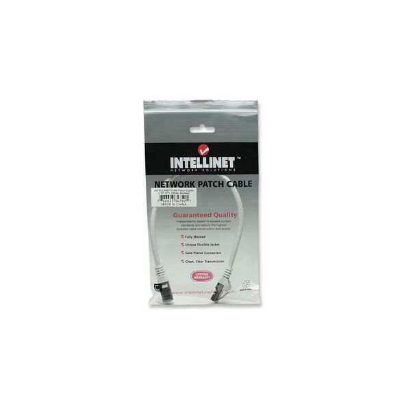 Patchcord Cat6 UTP 0,3m 100% CU biały