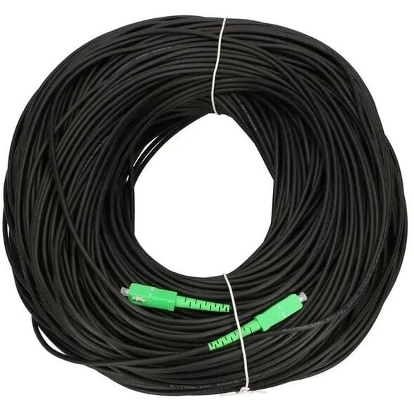 Extralink SC/APC-SC/APC | Patchcord | Okrągły, wiszący, jednomodowy, Simplex, G.657A2, 200m