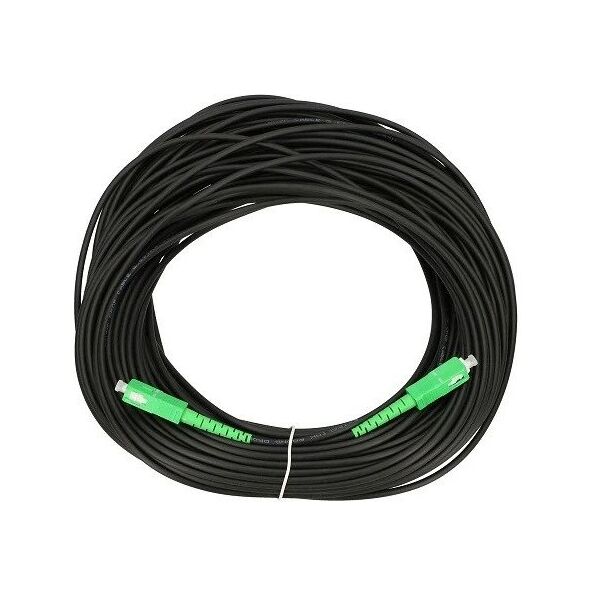 Extralink SC/APC-SC/APC | Patchcord | Okrągły, wiszący, jednomodowy, Simplex, G.657A2, 200m
