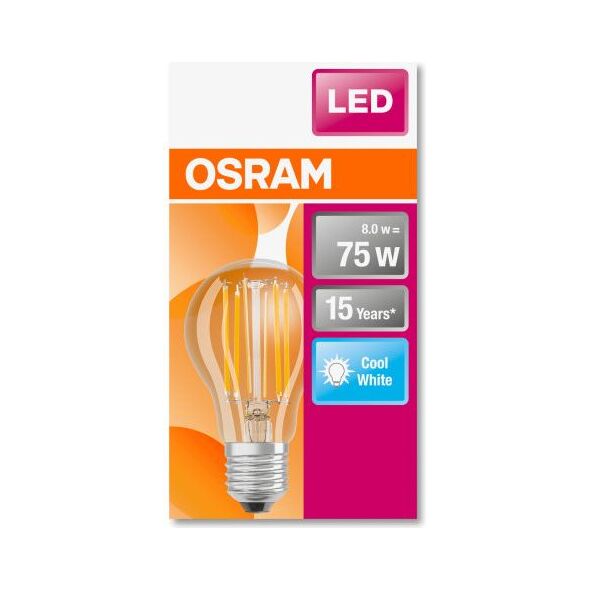 Osram Żarówka LED STAR ClasA 8W, E27, 4000K