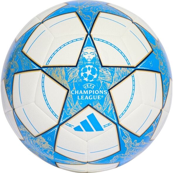 Piłka nożna adidas UCL Training 25/26 League Stage biało-niebieska JP1534 5