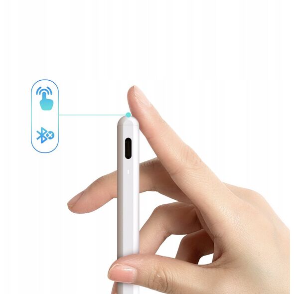 Rysik Wozinsky WRA-08  Stylus do iPad USB-C szybkie ładowanie Apple iPad 2018-2025 - biały