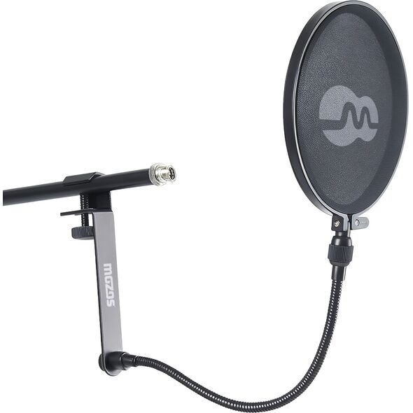 Mozos PS-3 Filtr Pop do Mikrofonu z giętkim ramieniem 25cm