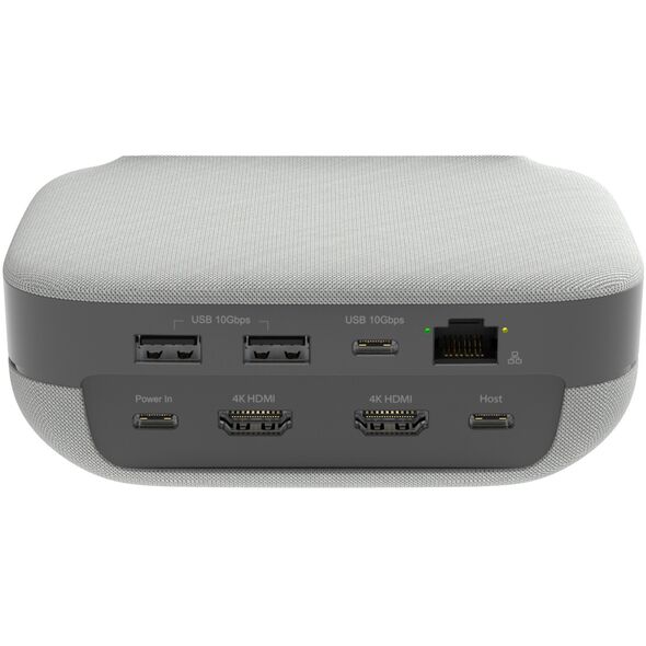 j5create JCDS337-N stacja dokująca Przewodowa USB 3.2 Gen 2 (3.1 Gen 2) Type-C Szary, Biały