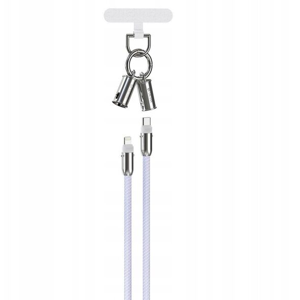 Devia 2in1 Lanyard 27W USB-C - Lightning Cable 1.2m