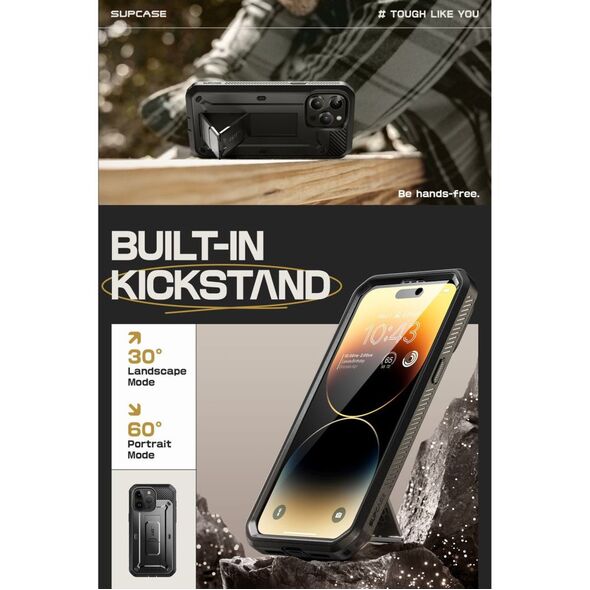 Etui Supcase Unicorn Beetle Pro Apple iPhone 15 Pro Black