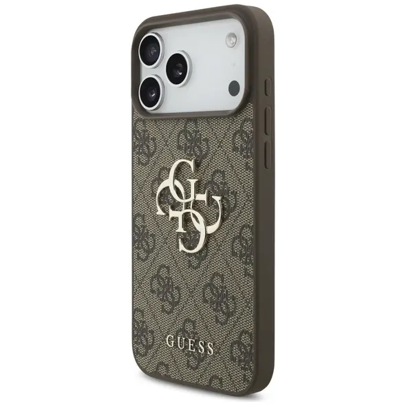 Etui Guess 4G Big Logo do Apple iPhone 17 Pro Max brązowy